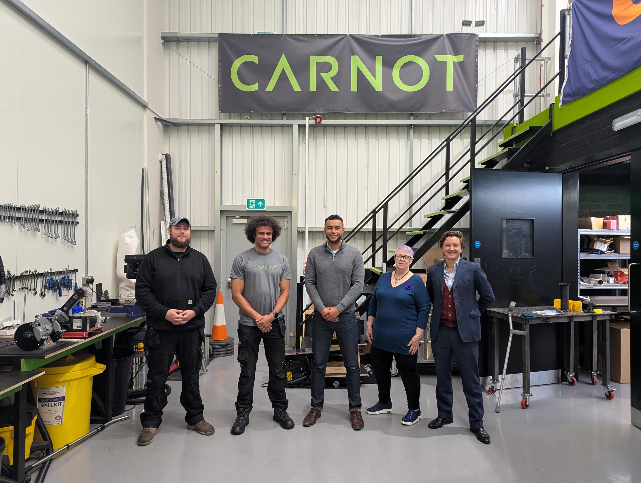 Callum Anderson MP Callum Anderson, MP visits carnot