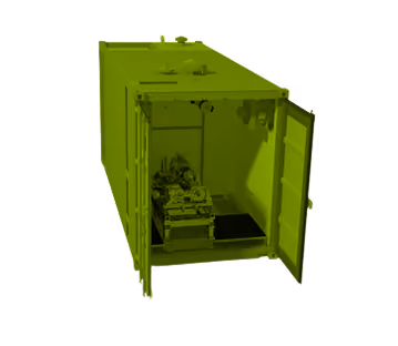 50 kW Carnot generator with open enclosure