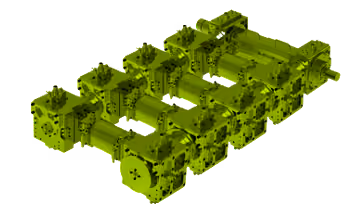 500 kW Carnot multi-cylinder engine