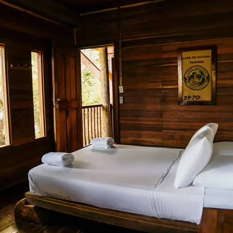 Room at Bambuda Lodge, Isla Solarte