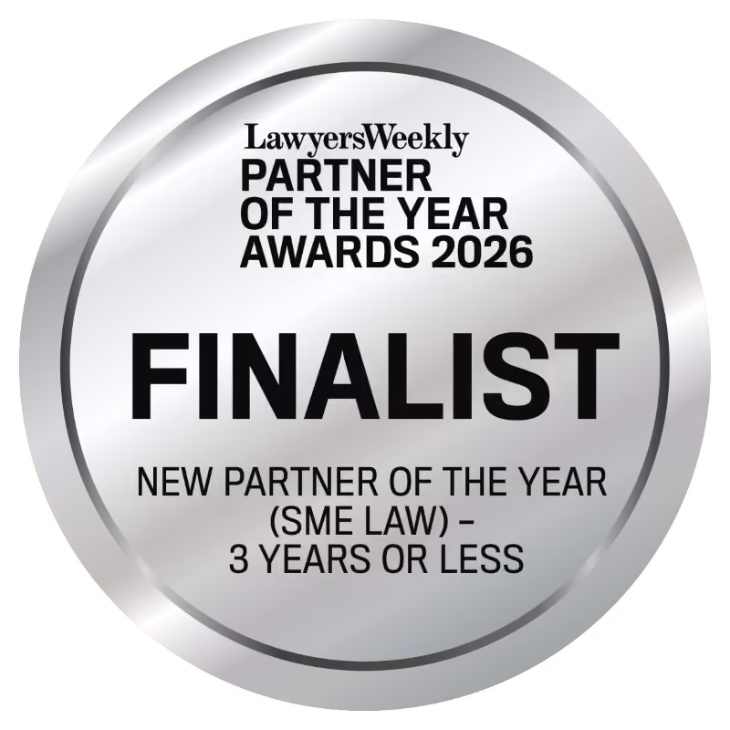 Lawyers Weekly Partner of the Year Awards