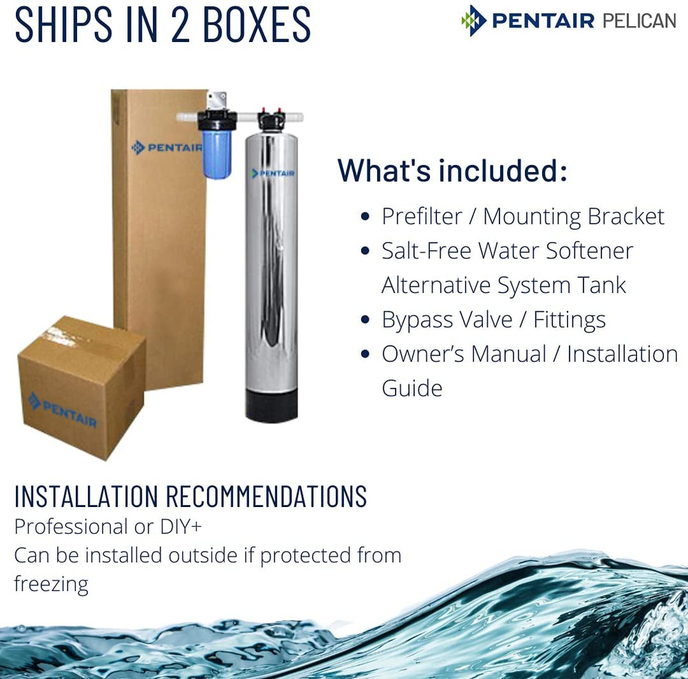 Pelican NaturSoft Salt-Free Water Softener Alternative