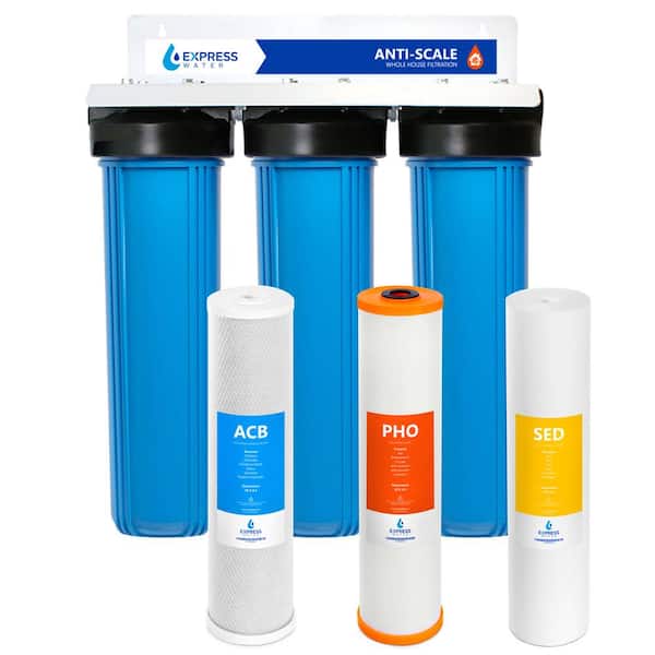 3-Stage Whole House Water Filter — Anti-Scale