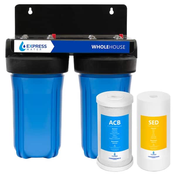 Express Water WH250SCS 2-Stage Sediment and Carbon Whole House Water Filter