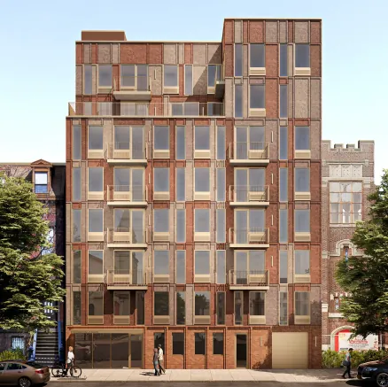 Development of two 8-story rental buildings with 81 units
