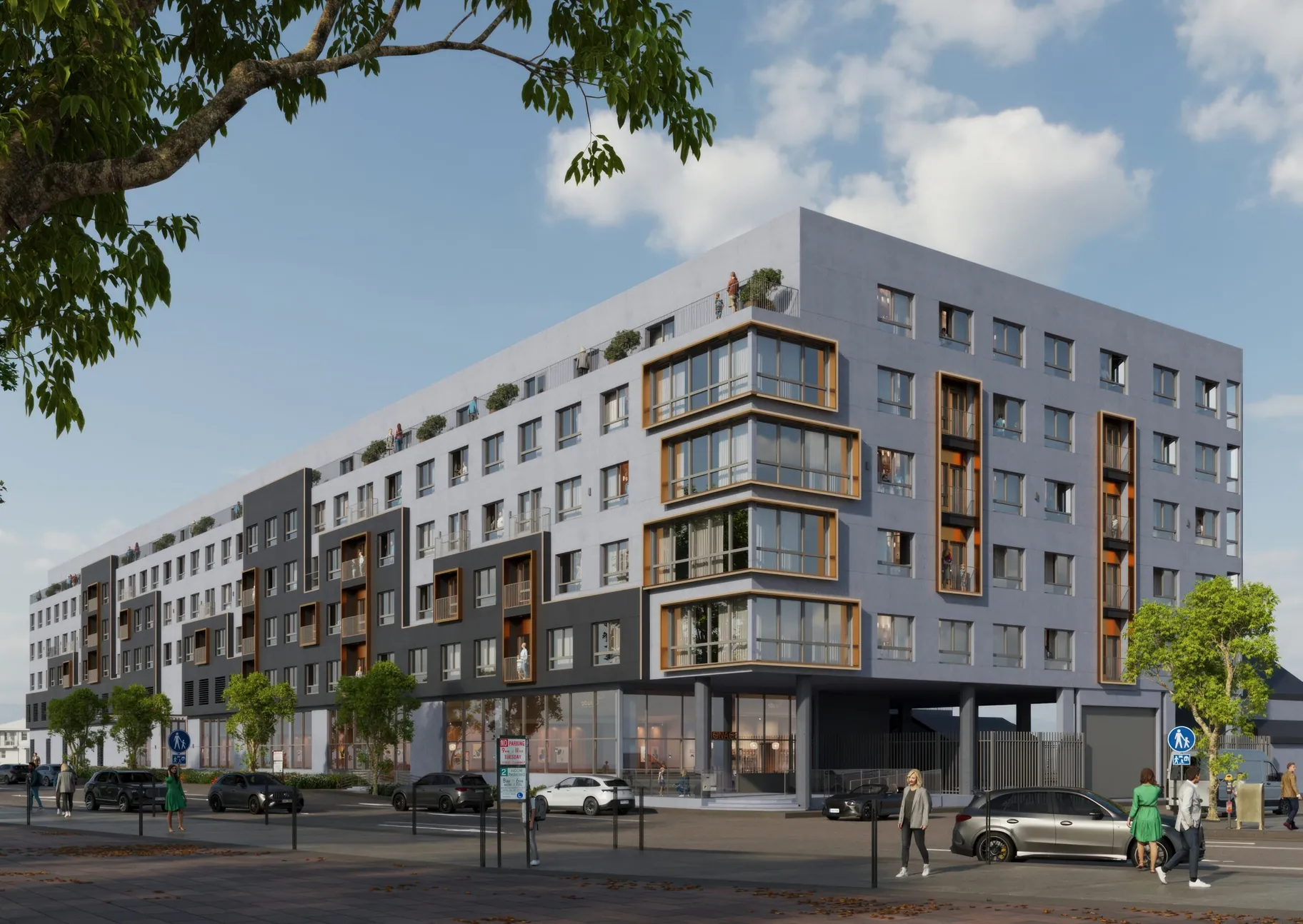 Development of a 6-story rental building