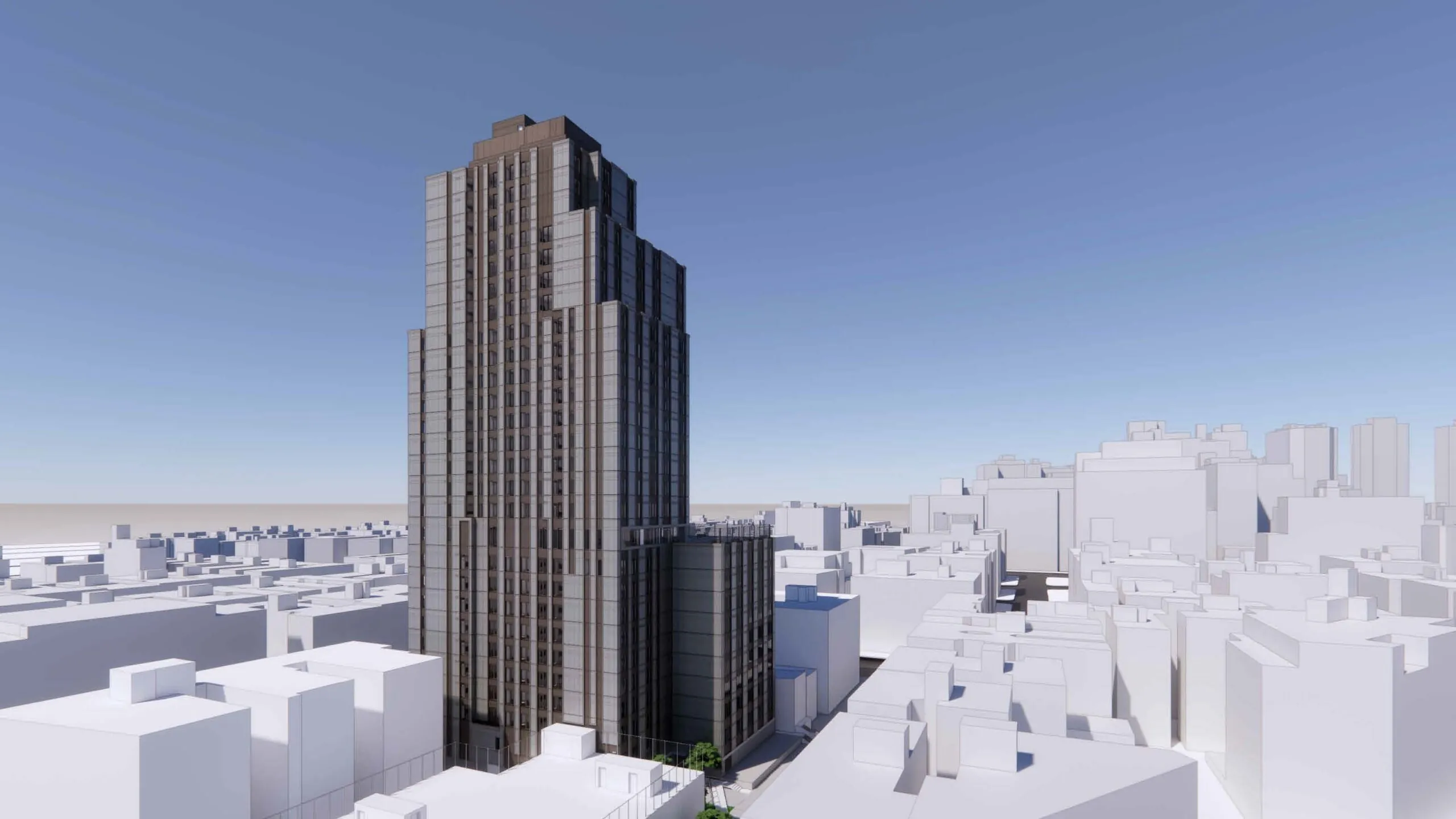 Ground-up development of a 28-story purpose-built student housing tower