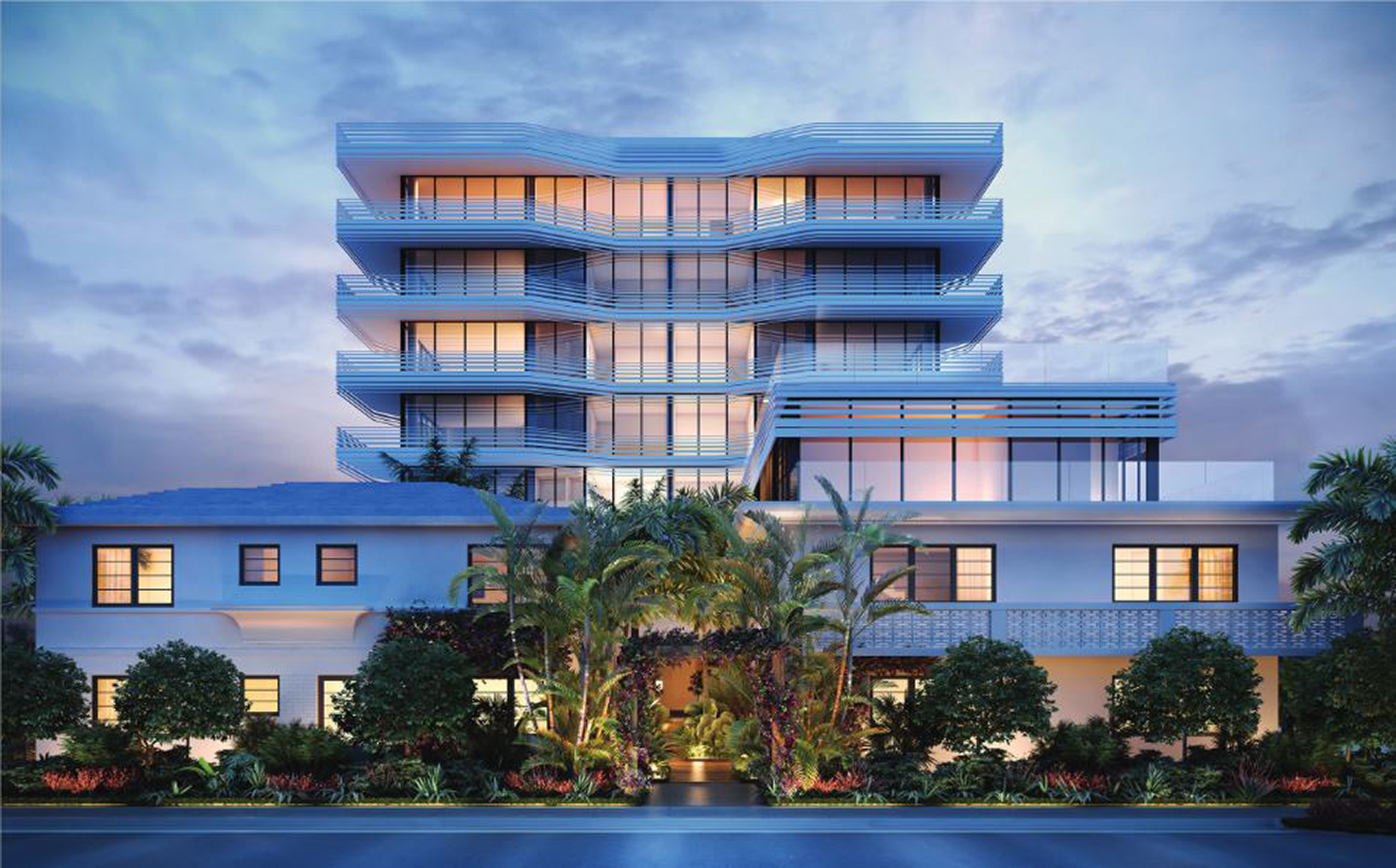 Development of a 16-unit waterfront condo building