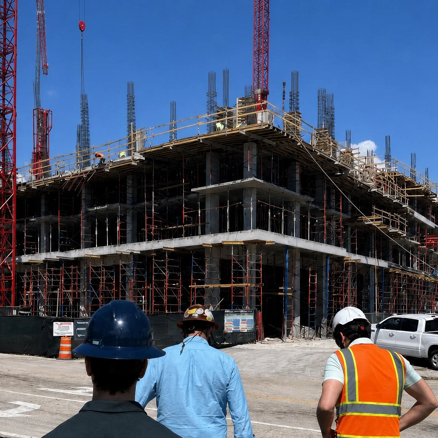 S3 Capital in-house construction team on site
