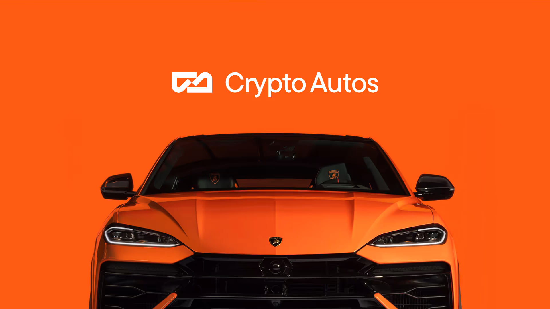 Crypto Autos luxury car marketplace brand identity and visual system