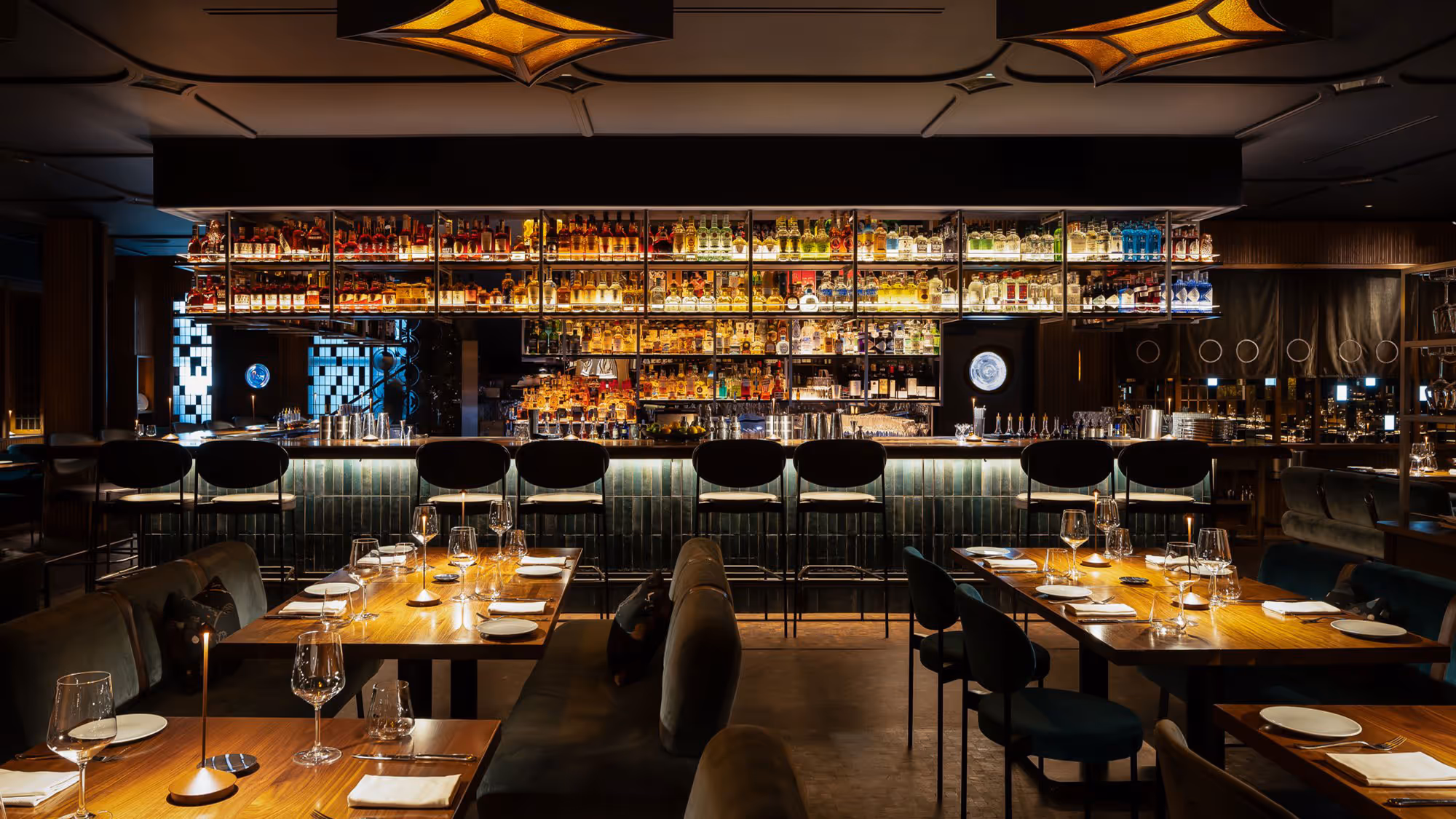 Wild Blue restaurant brand application