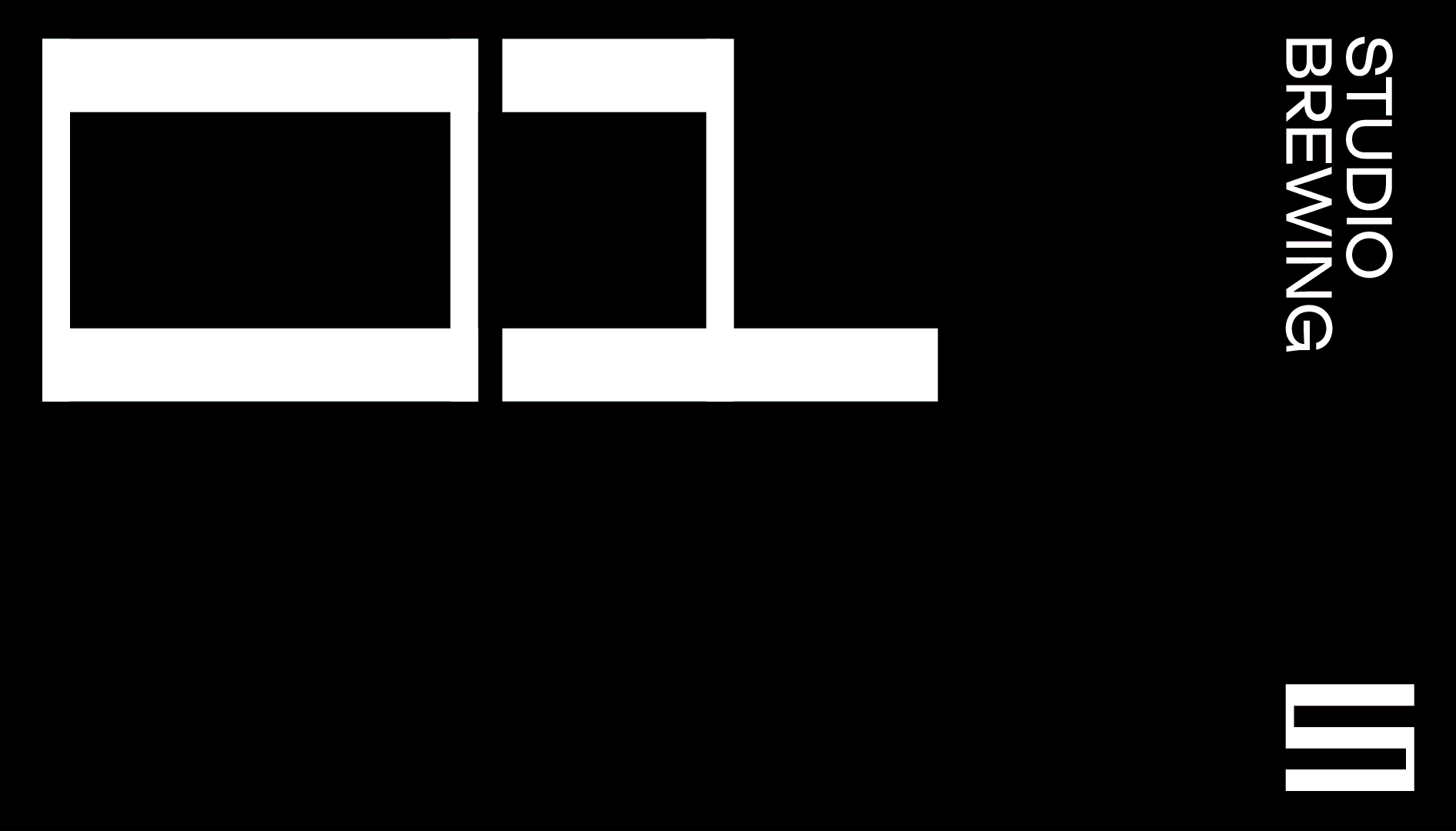 Studio Brewing animated numerals brand element