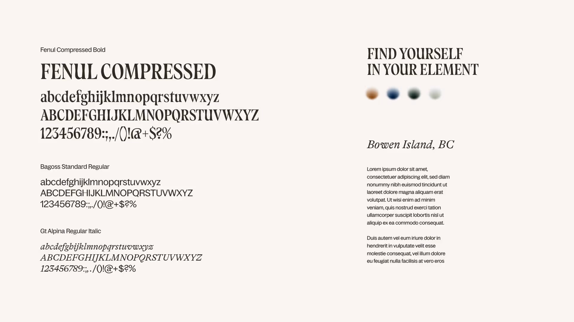 Mist signage and wayfinding design in natural forest setting