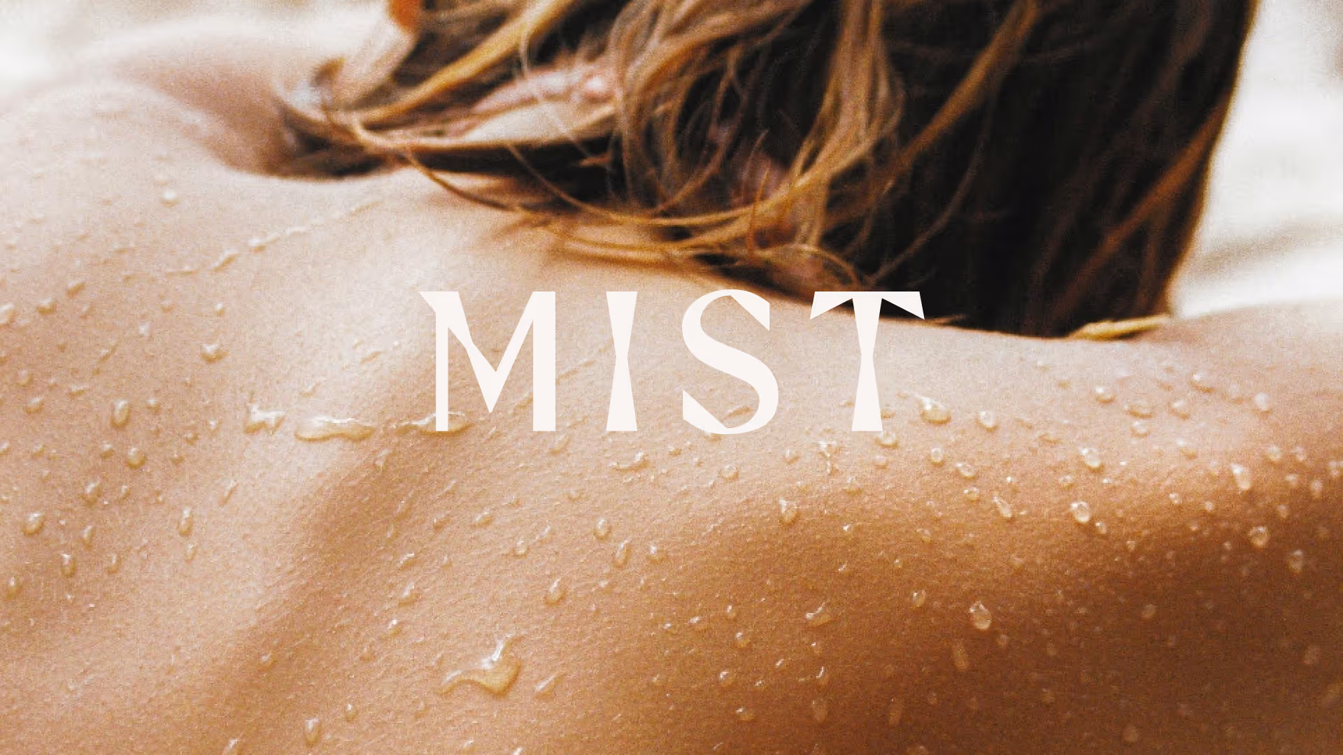 Mist brand identity system showcasing minimalist wellness design