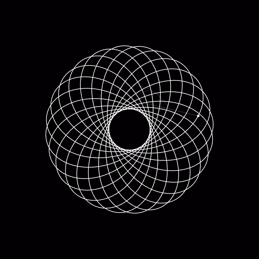 Spirograph Generator output