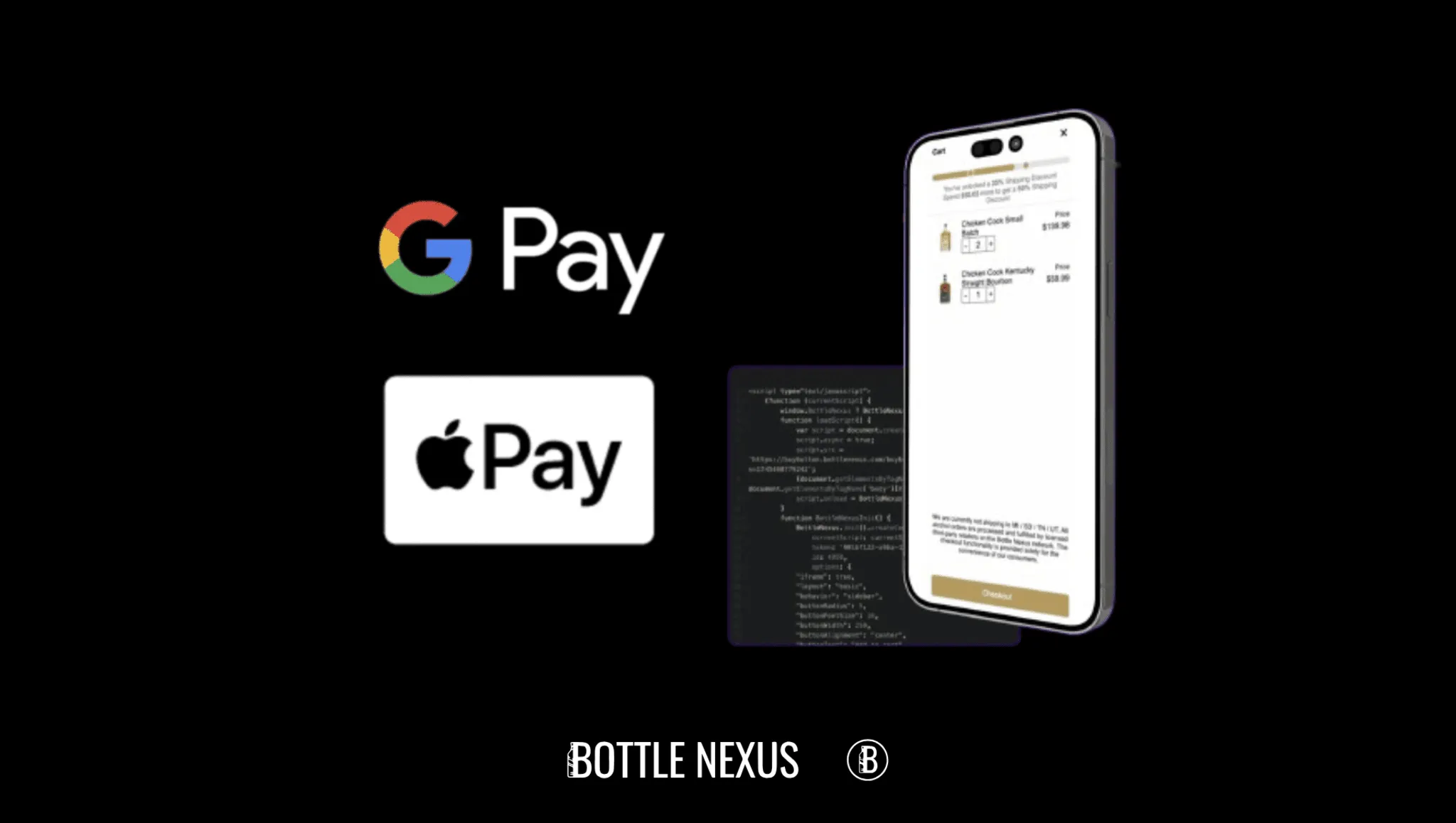 Bottle Nexus integrates Express Pay (Apple Pay, Google Pay, and Link, using Stripe)