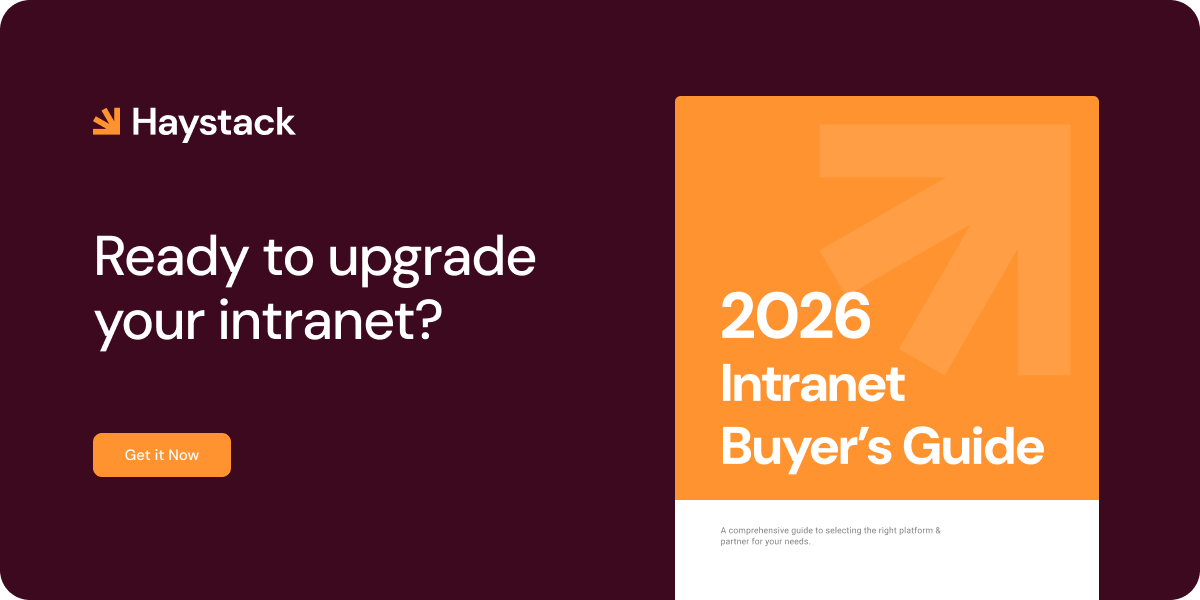 Haystack 2026 Intranet Buyer’s Guide