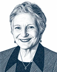 Portrait of Katie Delahaye Paine