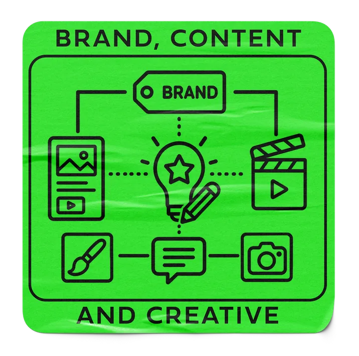 Brand, Content and Creative badge