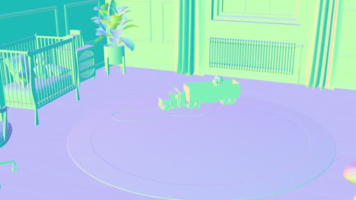 Surface normals of the same frame
