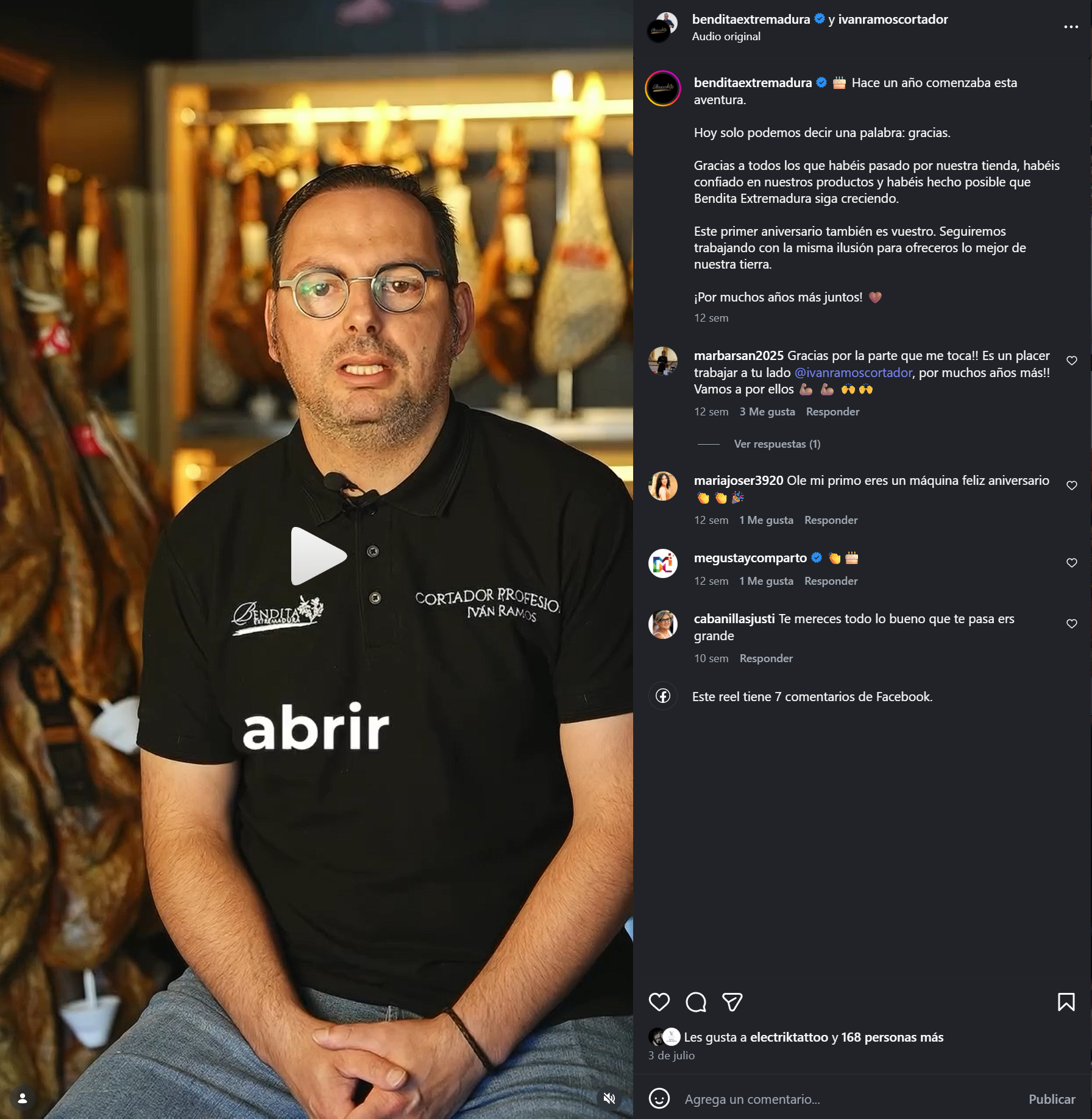 Iván Ramos en Bendita Extremadura