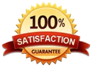 100% satisfaction guarantee
