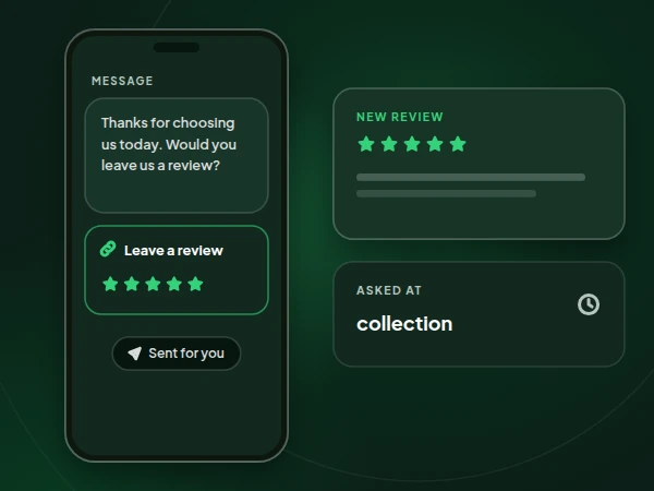 Illustration: the map results for garage near me, won on the profile and the reviews