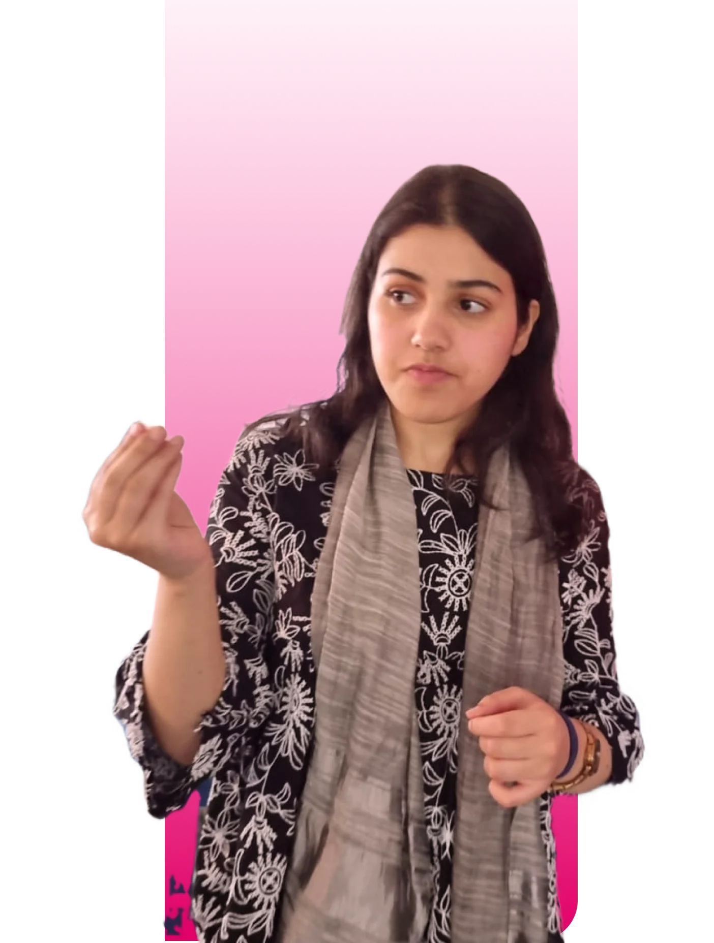 Taeid, with the support of Pinkishe Foundation’s backing, introduces menstrual health education in Kashmir, helping girls like Sakina overcome societal taboos.