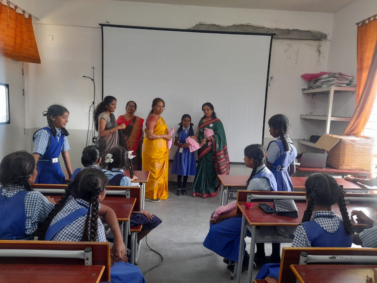 Saroja’s journey from isolation to empowerment is sparked by Pinkishe Foundation’s menstrual health workshop led by Pushpalata.