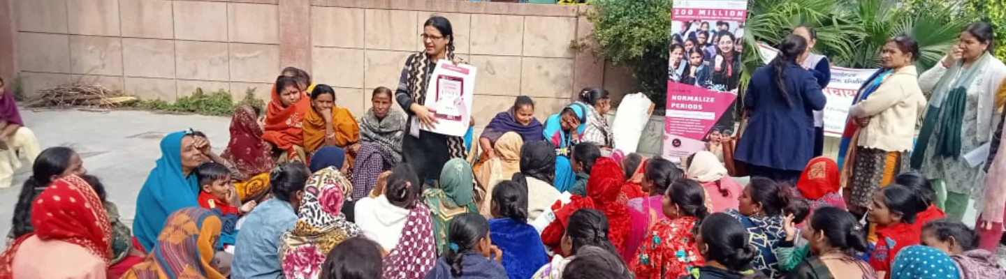 Menstrual Cup Being Explained to Women