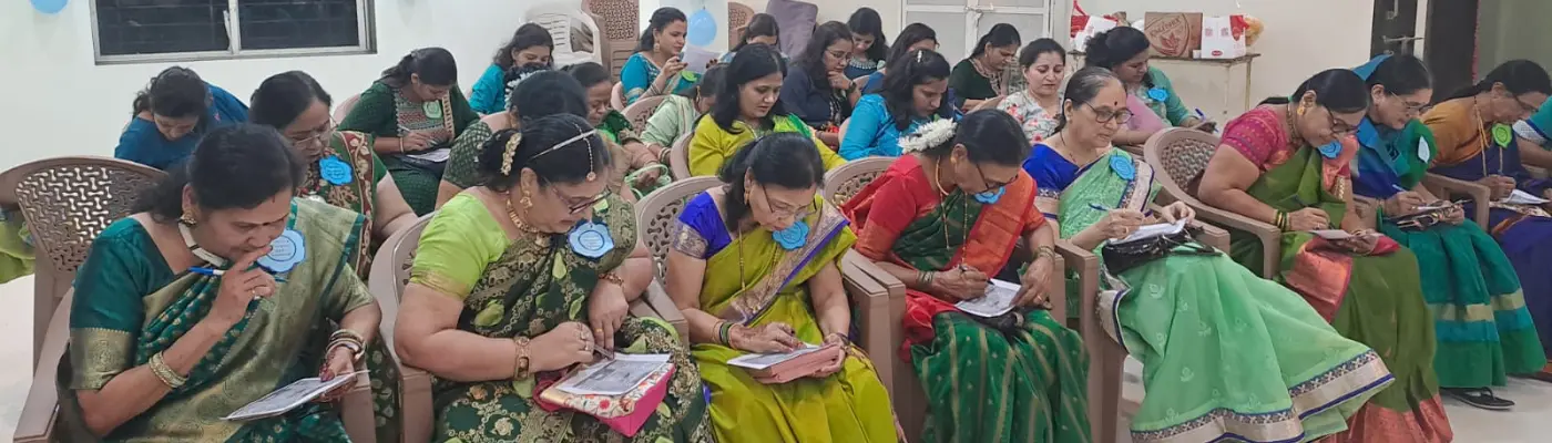 Participants in the Monsoon Get Together event hosted by Pinkishe Foundation, showcasing their joyful expressions and the vibrant atmosphere of the event.