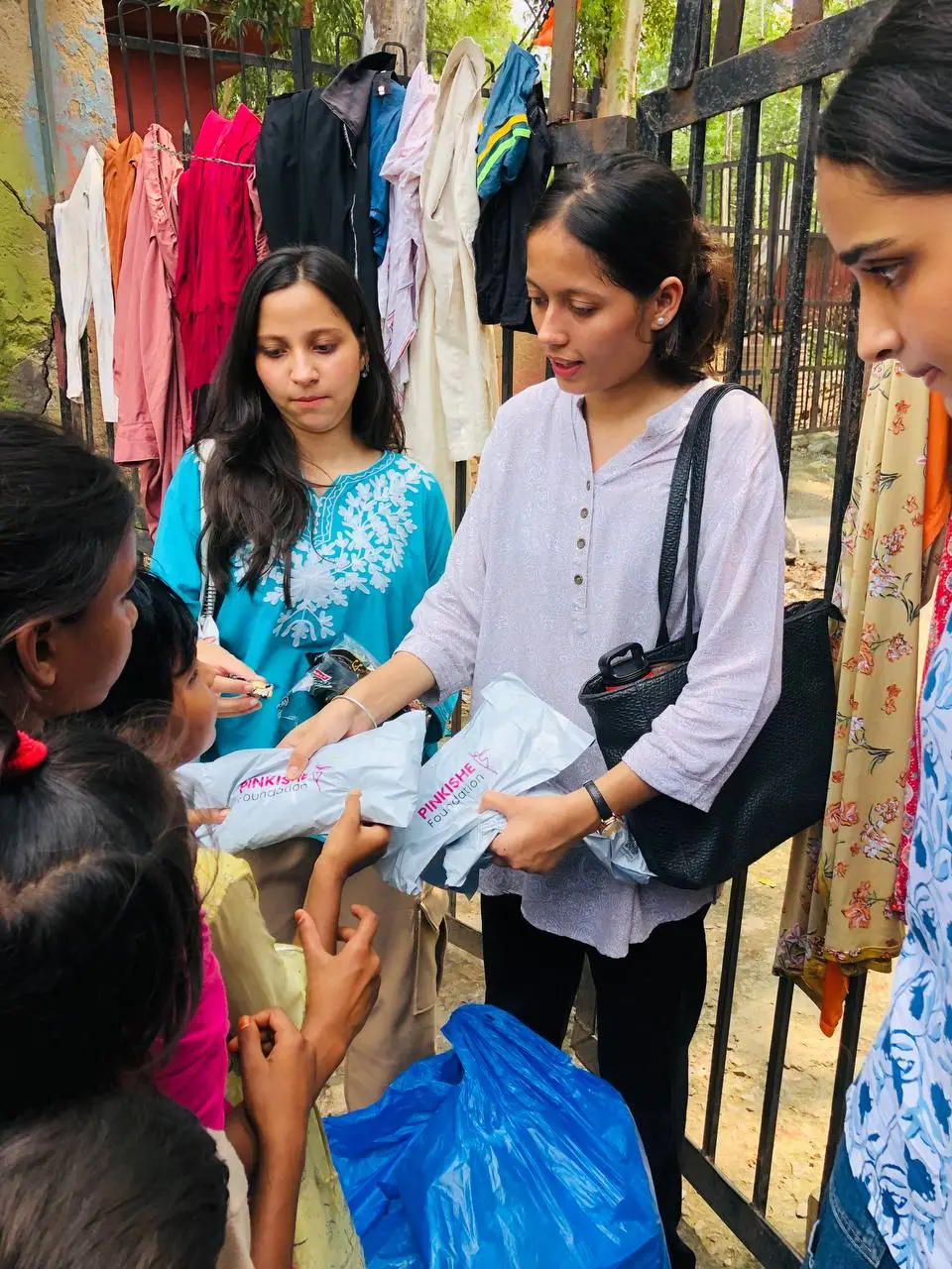 Pinkishe Foundation’s event for menstrual health education with women and girls