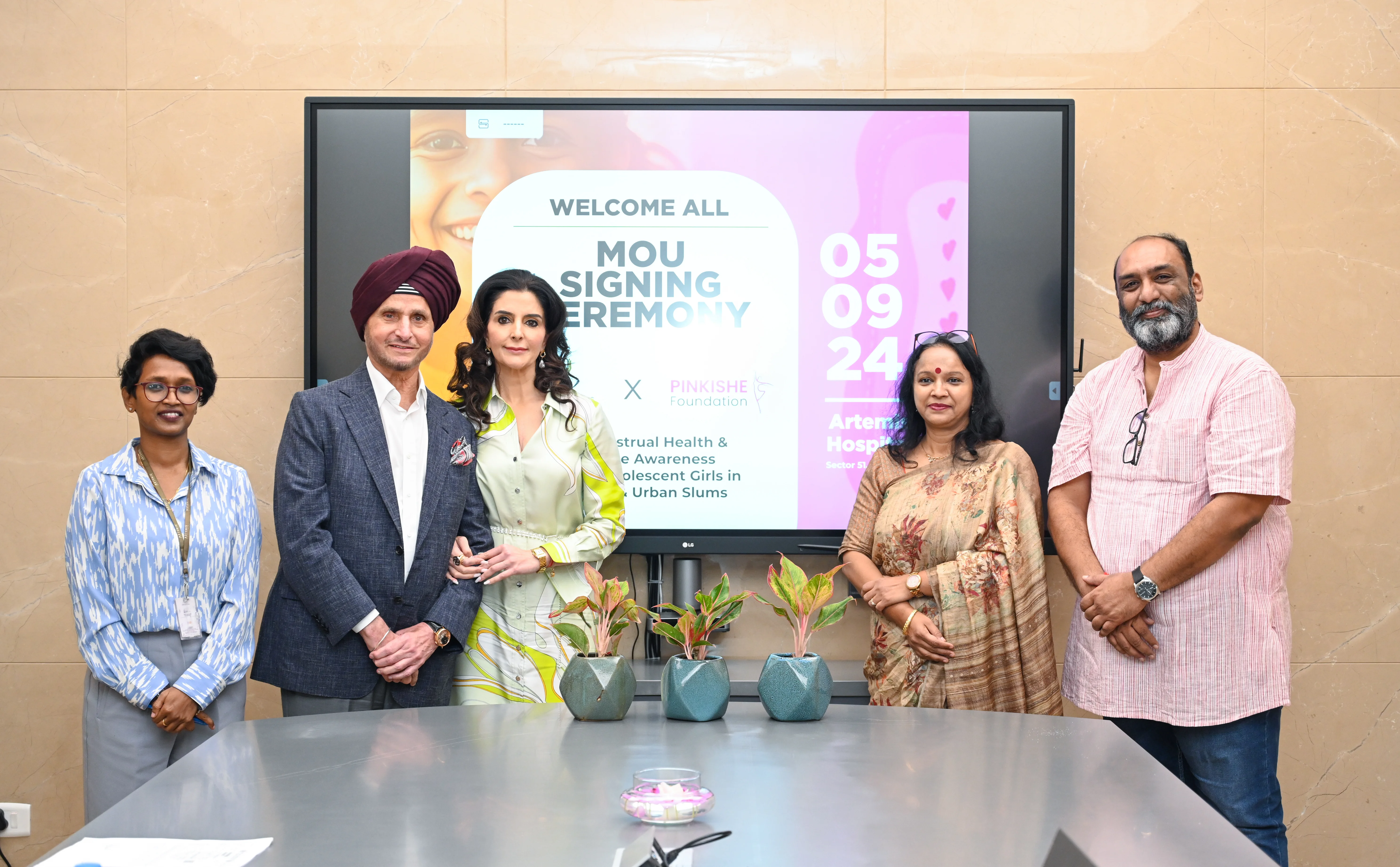 Pinkishe Foundation Partners with Artemis Health Sciences Foundation