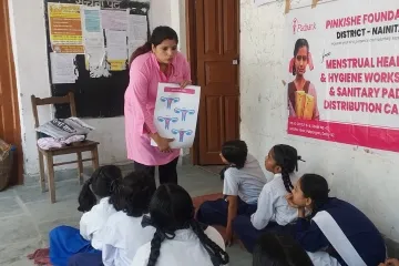 Menstrual Health & Hygiene Education Camp Held at Government High School Malli Bamori, Haldwani
