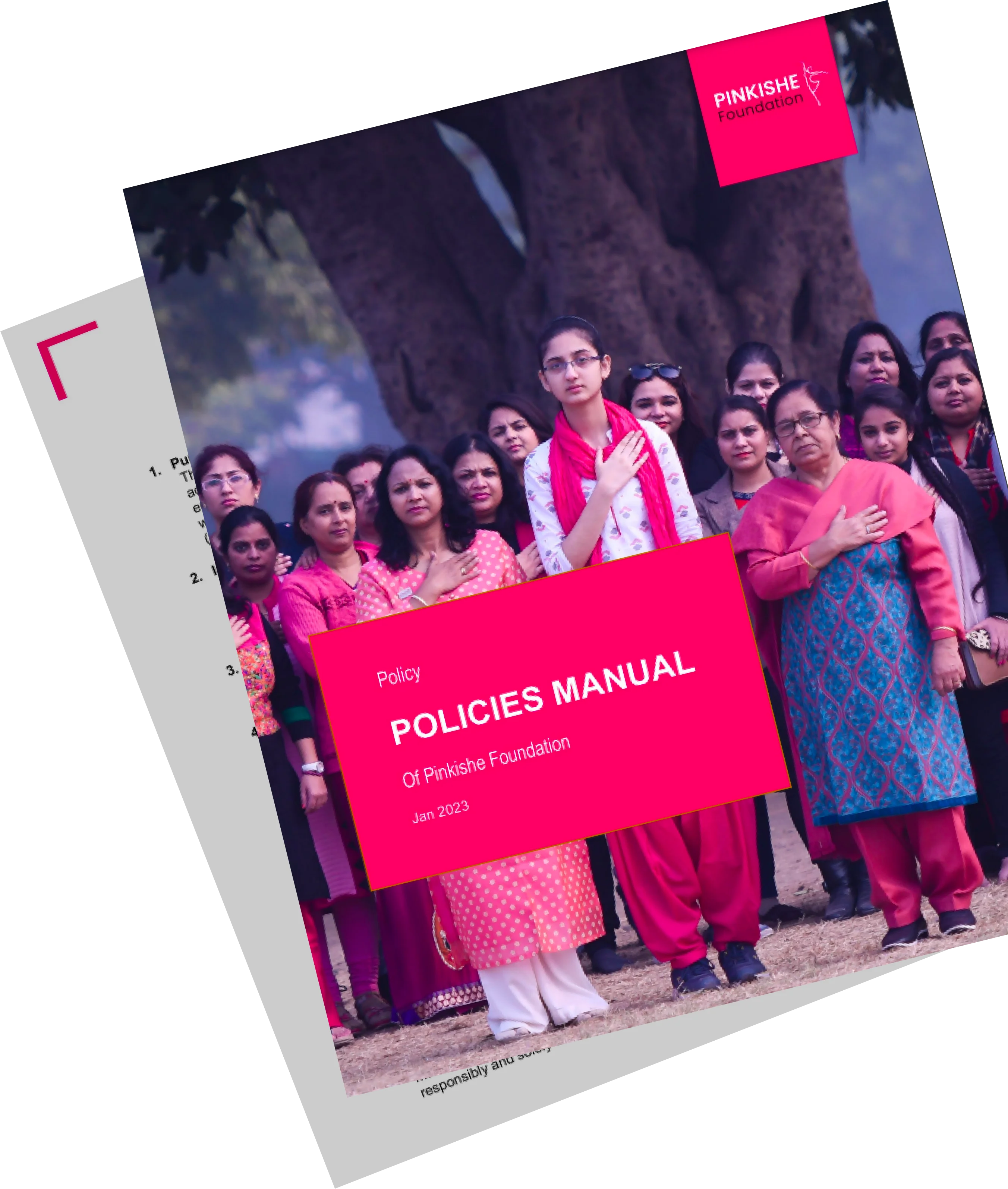 Cover of the Pinkishe Foundation Policies Manual
