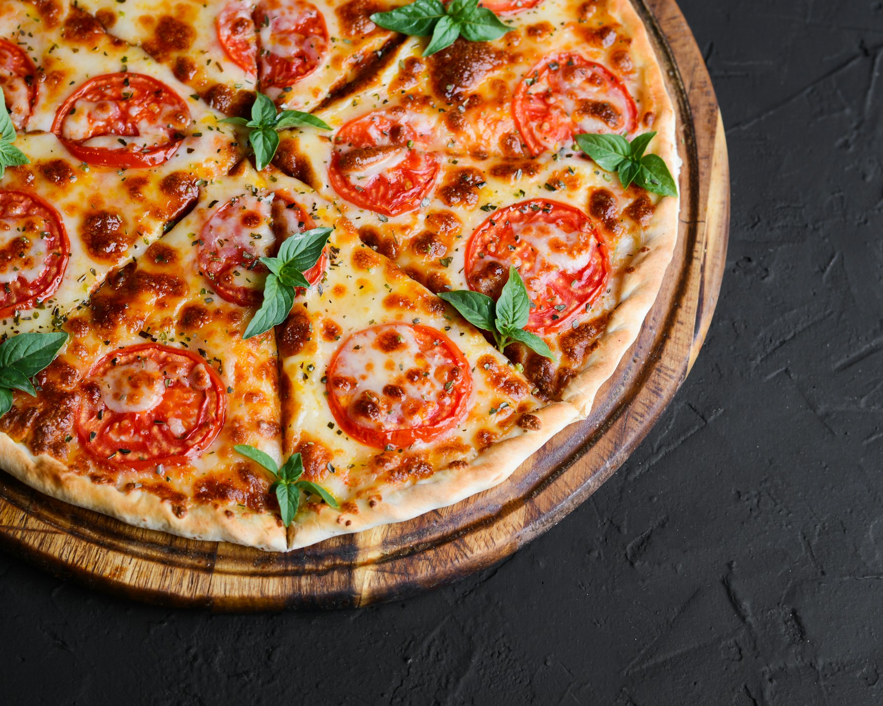 Pizza Forno Rosso van bovenaf