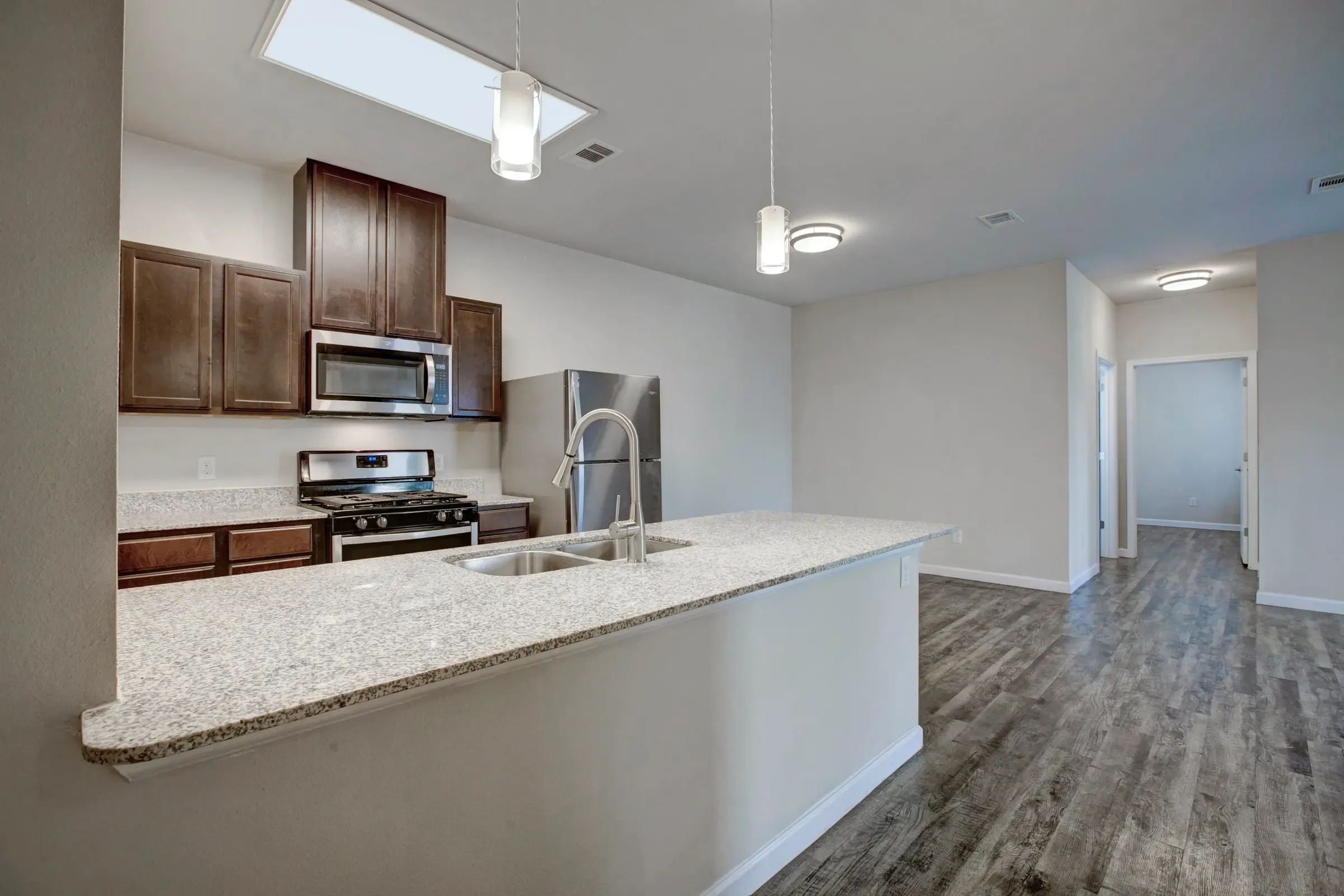 Kitchen and Living Room