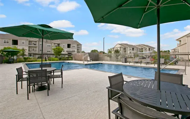 Pool and seating 
