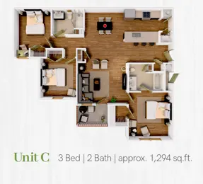 3 Bed 2 Bath