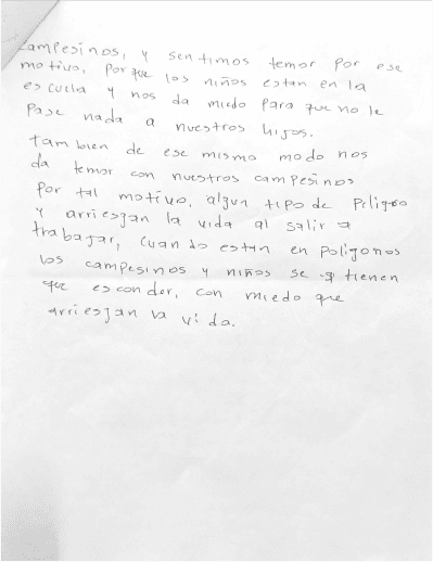 Carta de un sobreviviente - Michel Triana