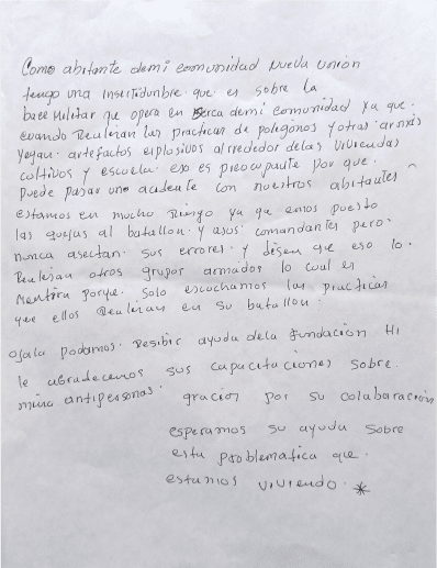 Carta de un sobreviviente - Michel Triana