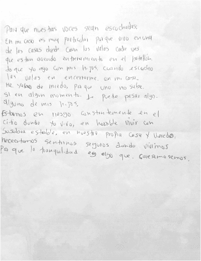 Carta de un sobreviviente - Michel Triana