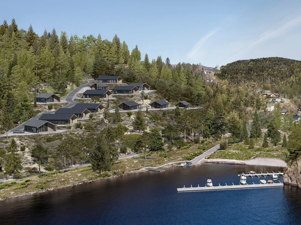 Gjerde og fjord i Dalane