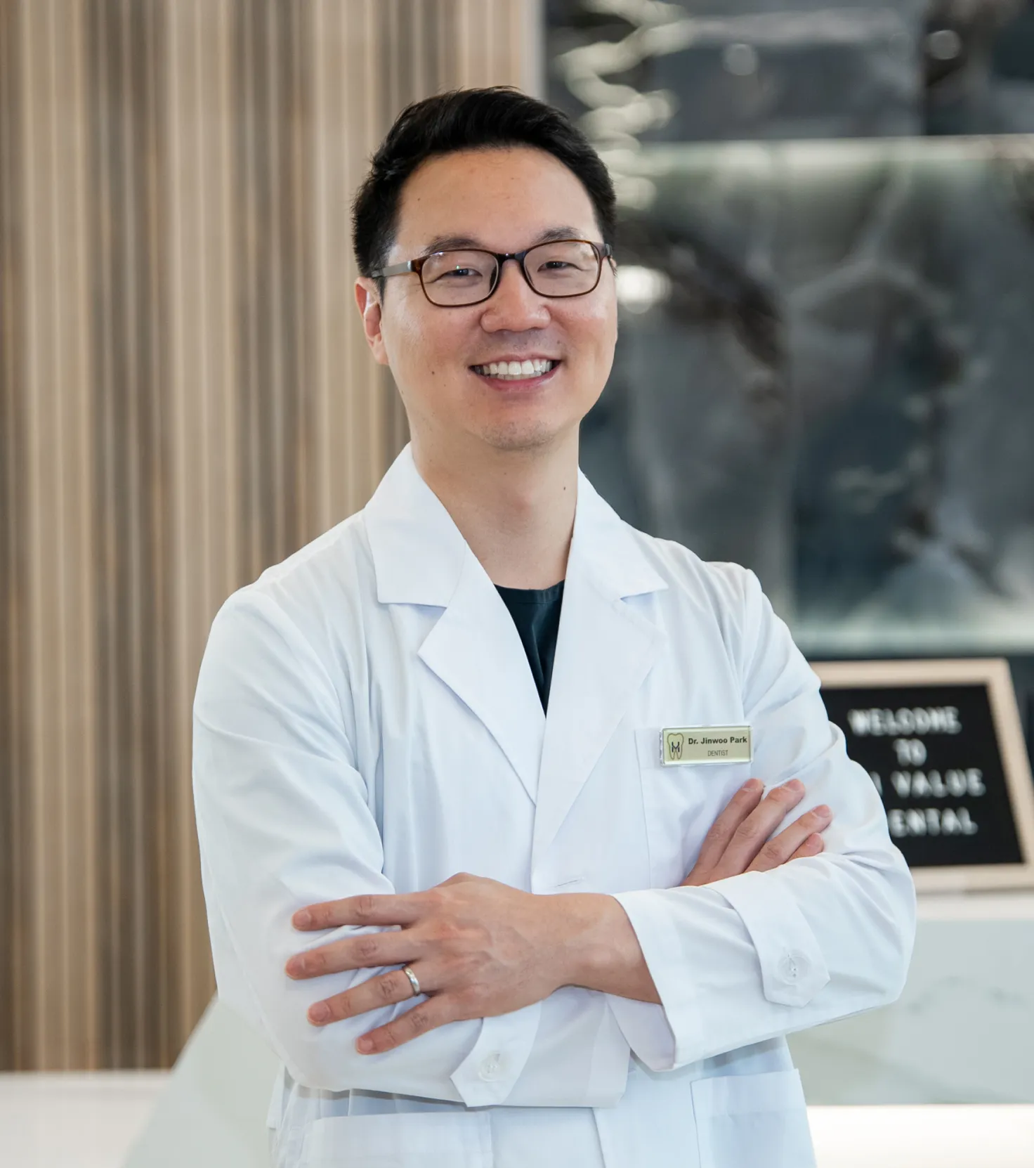 Dr. Jinwoo Park at Hi Value Dental, Corinth, TX