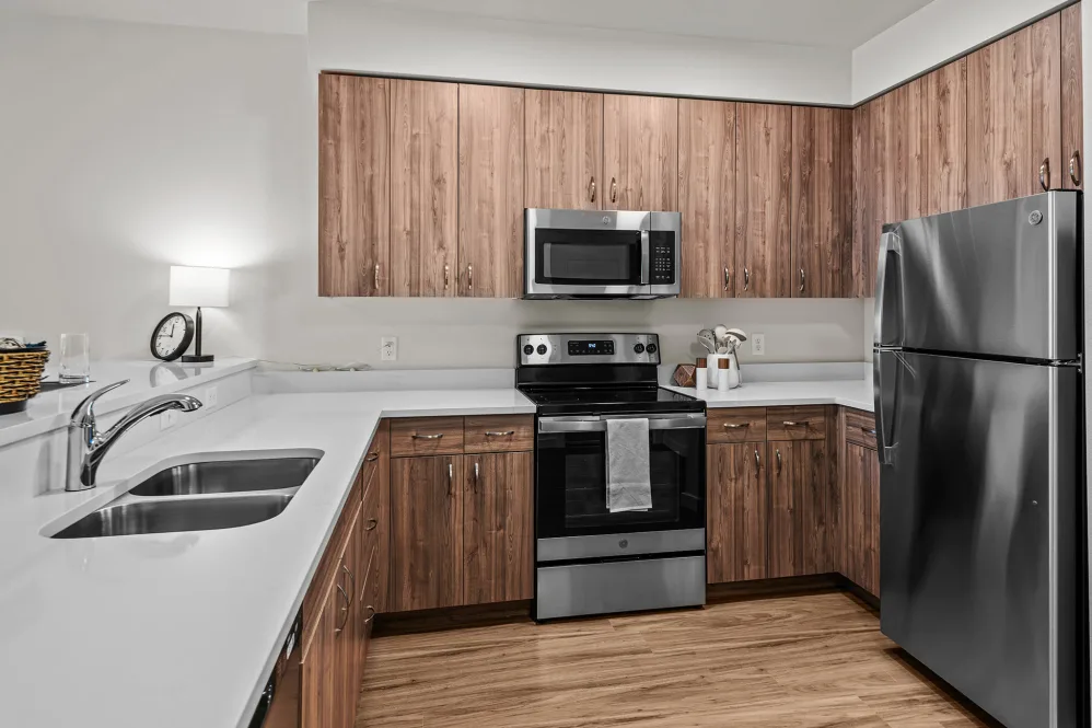Close view of kitchen