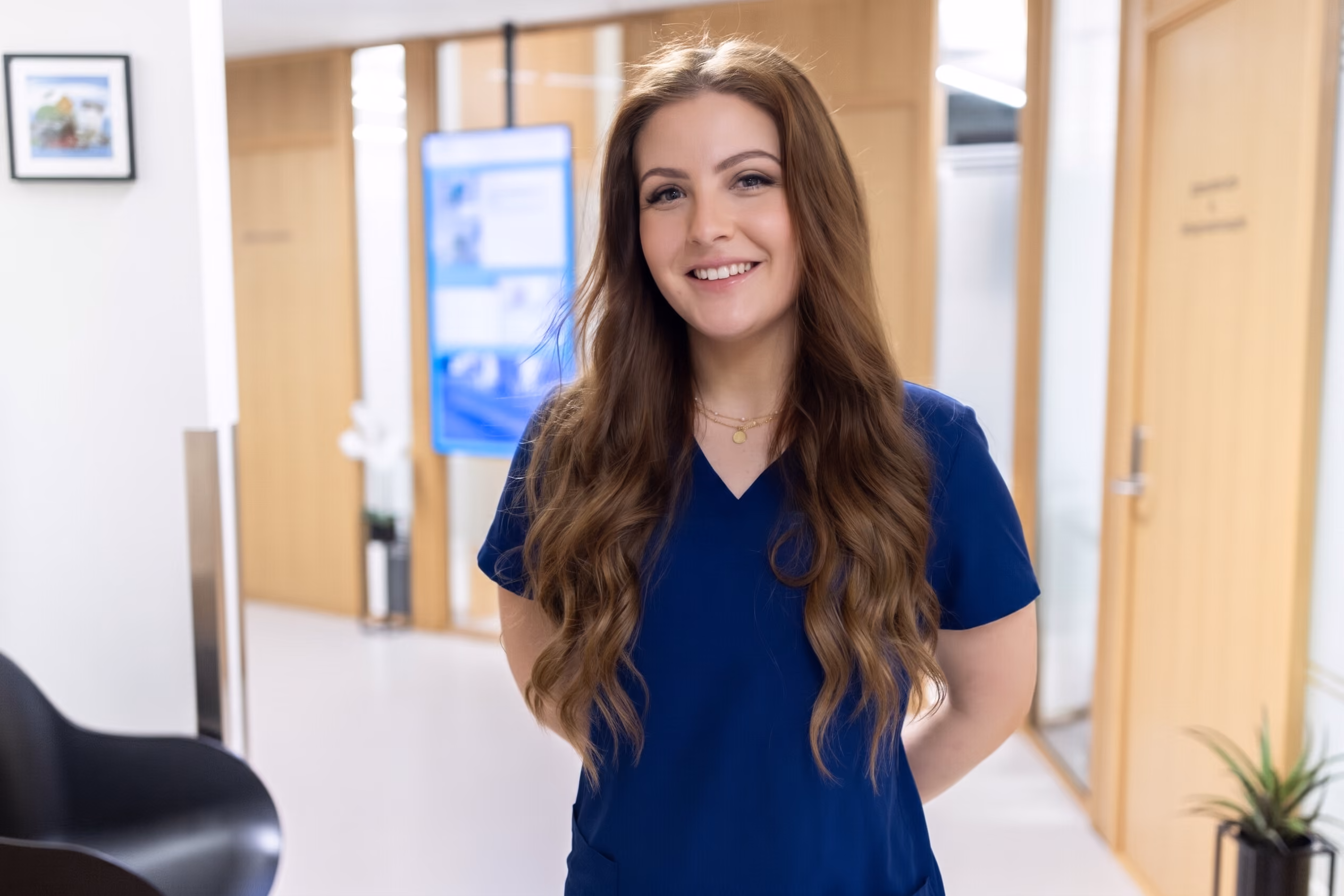 Elisabeth, assisterende klinikkleder og autorisert helsesekretær