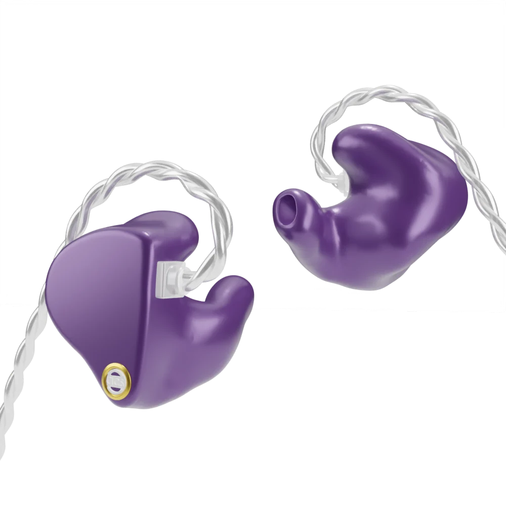 Engage Ambient formstøpte in-ear-monitorer i lilla utførelse med kabel