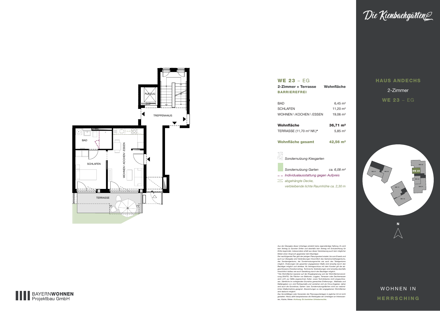 Grundriss der Wohnung