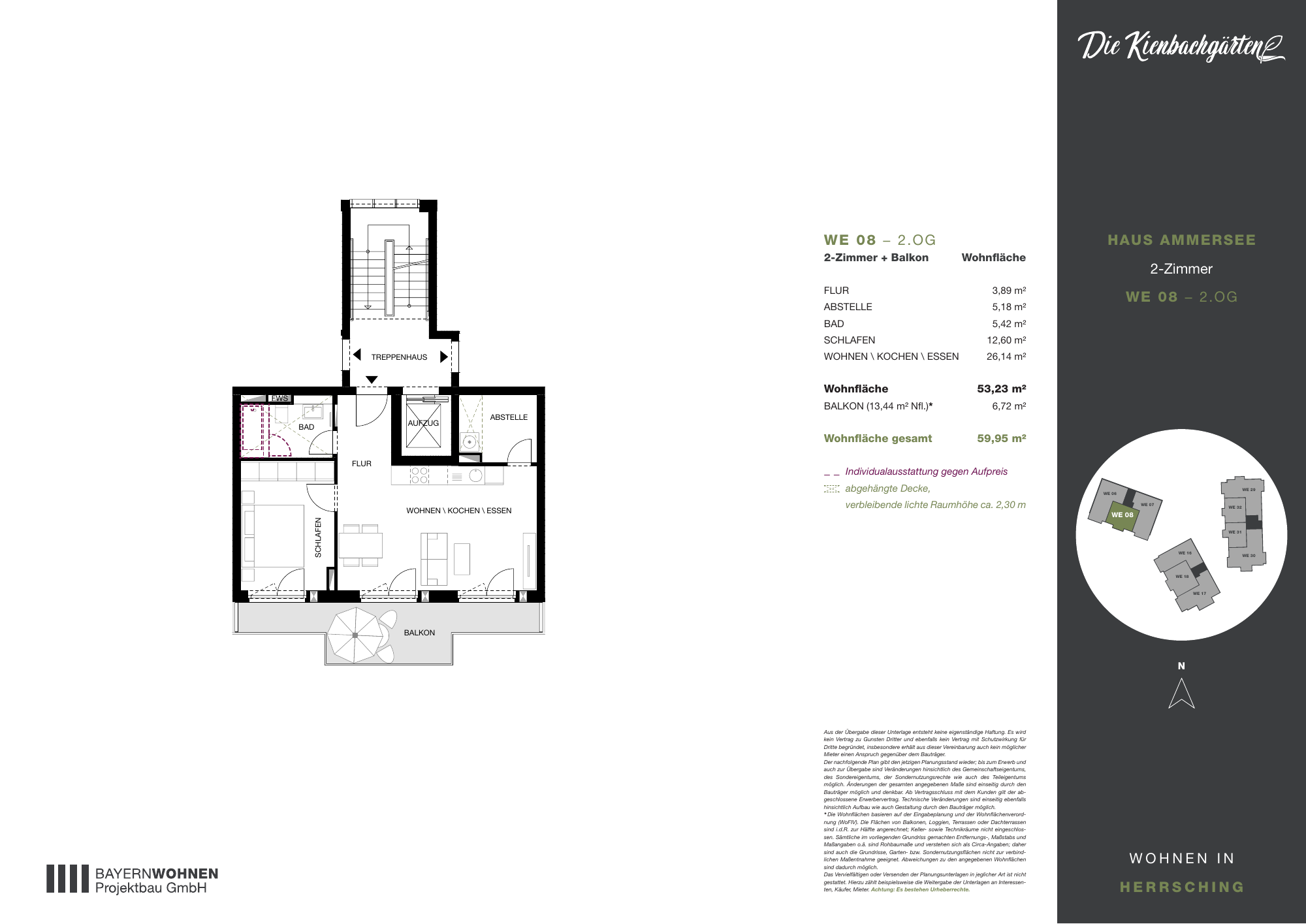 Grundriss der Wohnung