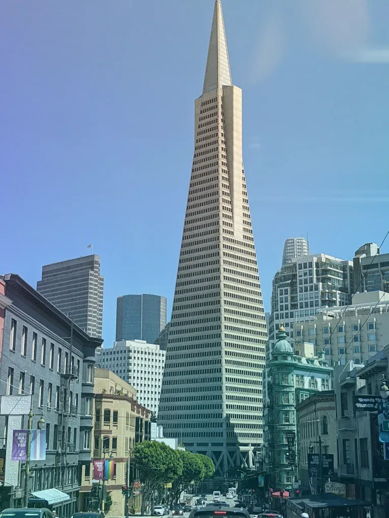 The Transamerica Pyramid in San Francisco